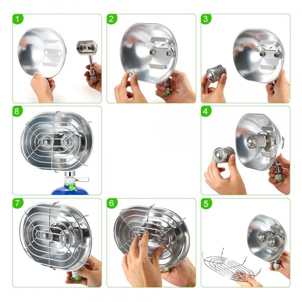 Обогреватель газовый BRS туристический H22