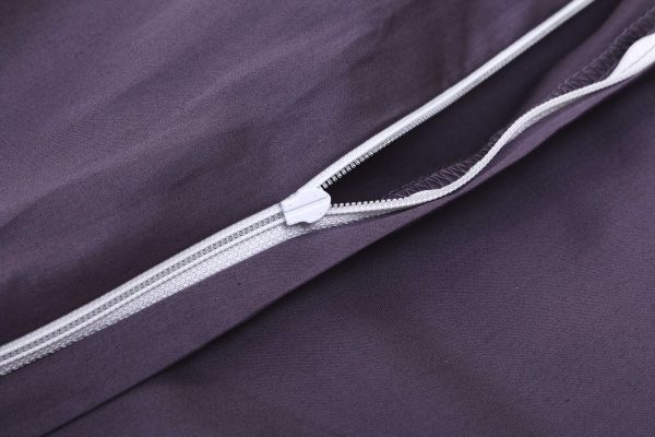 Комплект постільної білизни євро фіолетовий Homeline 