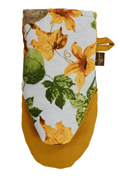 Рукавица Happy Fall 15x20 см белый с рисунком Прованс 