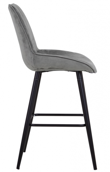 Стул барный Nowy Styl NICOLE III HN HOKER BLACK (BOX-1) (CH) PUMA-03 светло-серый 