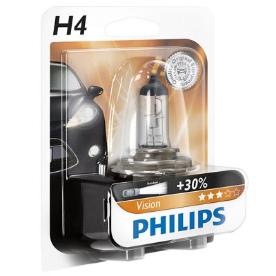 Автолампа Philips VisionPlus 12342-B H4 12В 60/55W P43T-38
