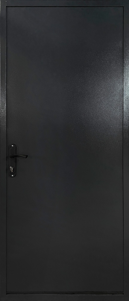 Двері вхідні Міністерство дверей ТехноБуд мет/мет-1 сірий 2050х860 мм ліві