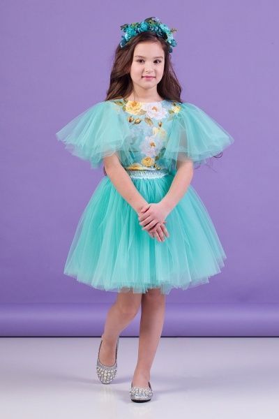 Комплект Zironka блузка та спідниця р.128 смарагдовий Z2-64-0002-3 