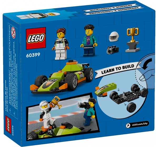 Конструктор LEGO City Зелений автомобіль для перегонів 60399