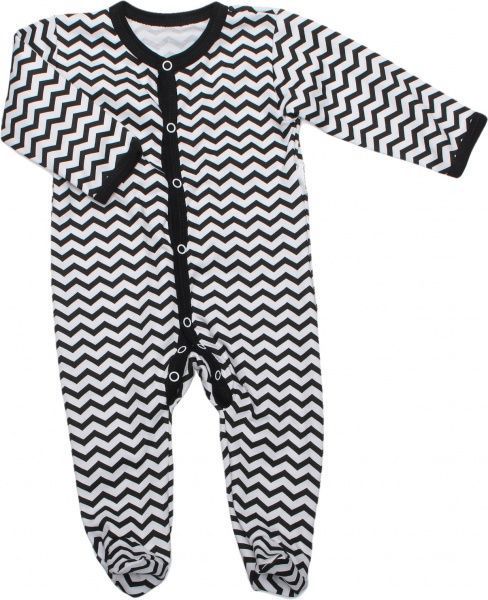 Комбінезон дитячий для хлопчика Маленькие люди зигзаги 9501-110 р.86 чорно-білий 