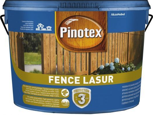 Деревозахисний засіб Pinotex fence lazur червоне дерево мат 10 л