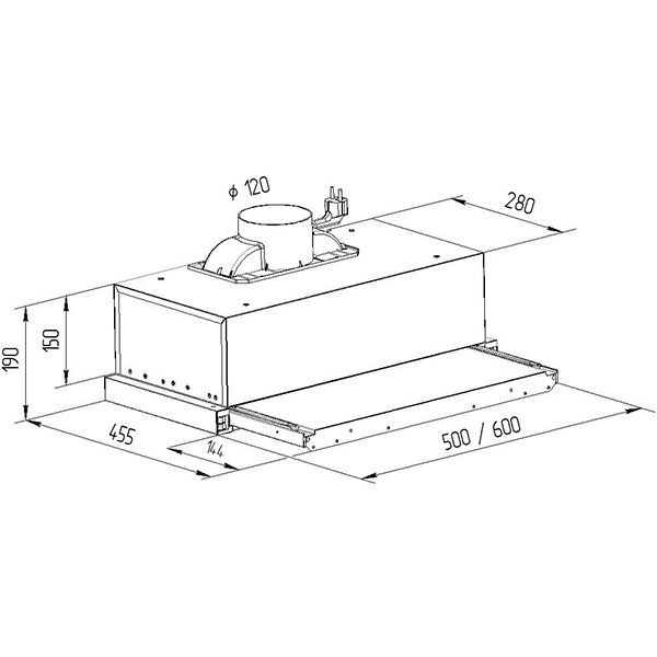 Витяжка Pyramida R-TL U inox 50 см