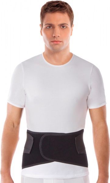 Бандаж Торос-Груп р. 116-125 см Тип 213 підтримувальний жорсткий чорний 