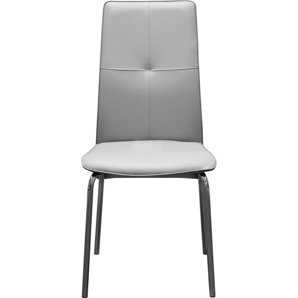 Стул обеденный Nowy Styl Muza II Chrome (BOX-2) V-28 хром/серый