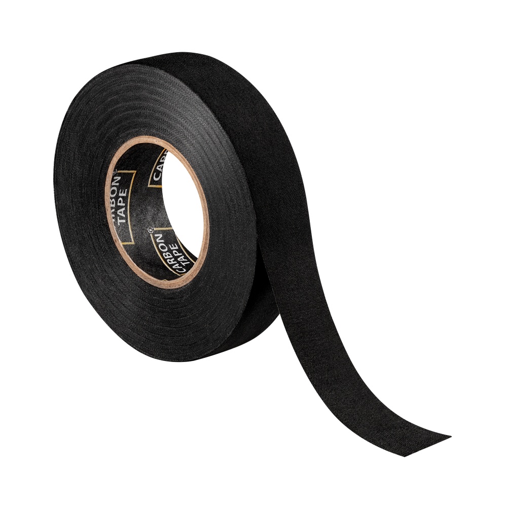Стрічка ізоляційна CARBON TAPE ЛАВСАН тканинна 19 мм 25 м чорний