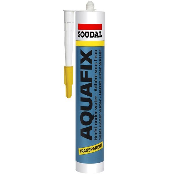 Герметик SOUDAL AQUAFIX прозорий 300 мл