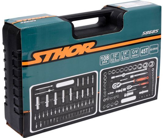 Набір ручного інструменту STHOR 1/2 94 шт. 58687