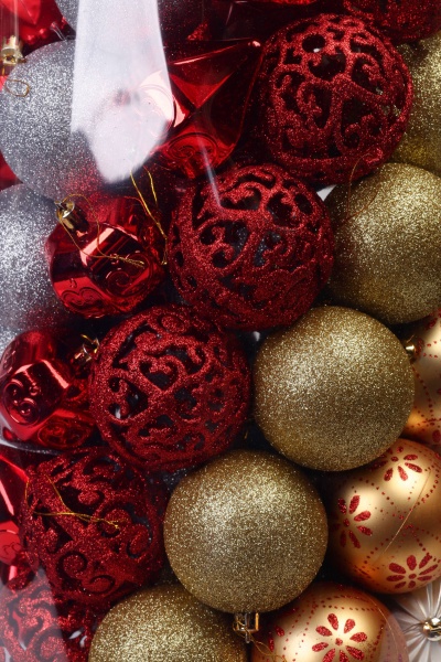 Набор елочных шаров в ассортименте d 80 мм 75 шт./уп.