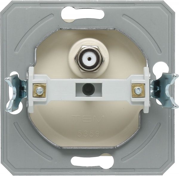 Розетка TV TEM Ekonomik TVR 0dB слонова кістка KE10IWXO-U