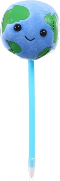 Ручка кулькова Земля штучне хутро 