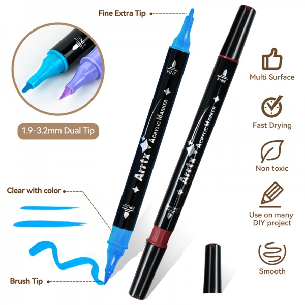 Набо маркеров акриловых Arrtx AACM-03-32 32 цвета LC302802 
