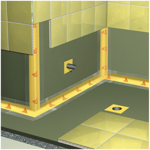 Лента гидроизоляционная полимер-каучуковая SealTape-S 120 мм Sika 