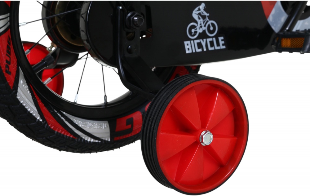 Велосипед детский MaxxPro kids 12' KQ-14 черно-красный