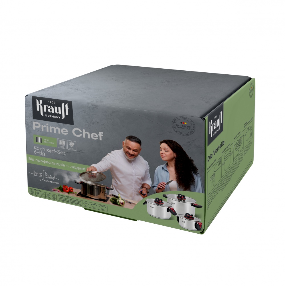Набор посуды Krauff Prime Chef 6 предметов 26-303-017