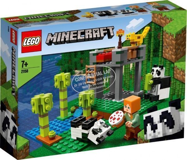 Конструктор LEGO Minecraft Ферма панд 21158