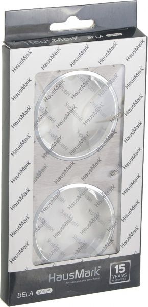 Рамка двухместная HausMark Bela матовый хром SNG-FRM.RD20G2-MC