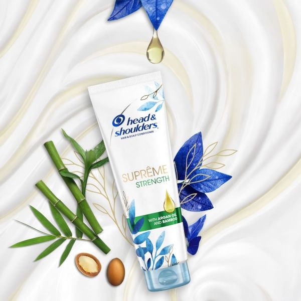 Бальзам-ополаскиватель Head & Shoulders Supreme Укрепление с аргановым маслом и экстрактом бамбука 220 мл