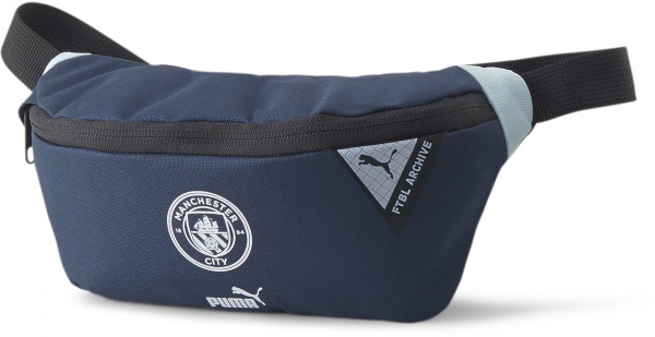 Сумка на пояс Puma MCFC FTBLARCHIVE WAIST BAG 07933301 синій  — фото 1