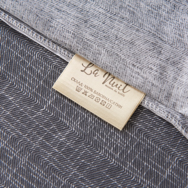 Комплект постельного белья Torito семейный серый La Nuit 