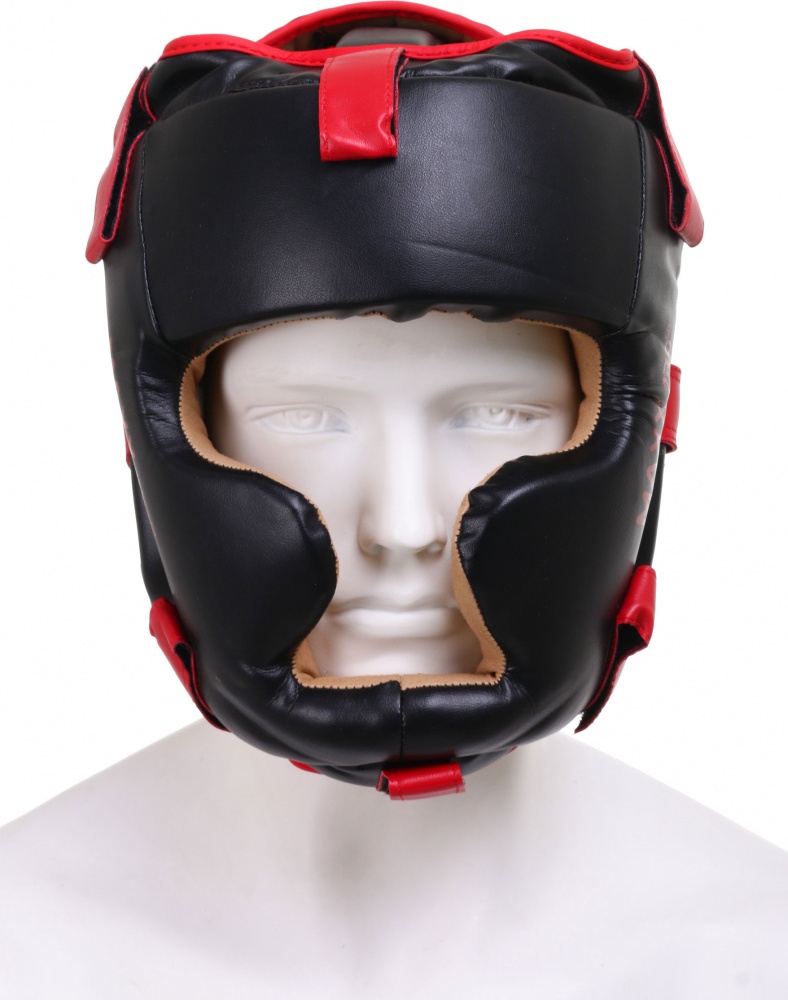 Шлем боксерский MaxxPro р. L AHG-750 Red vynil L красный