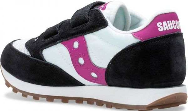 Кроссовки Saucony JAZZ ORIGINAL VINTAGE HL SK162475 р.US 2,5 черно-бело-розовый