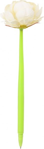 Ручка шариковая Пион белый 