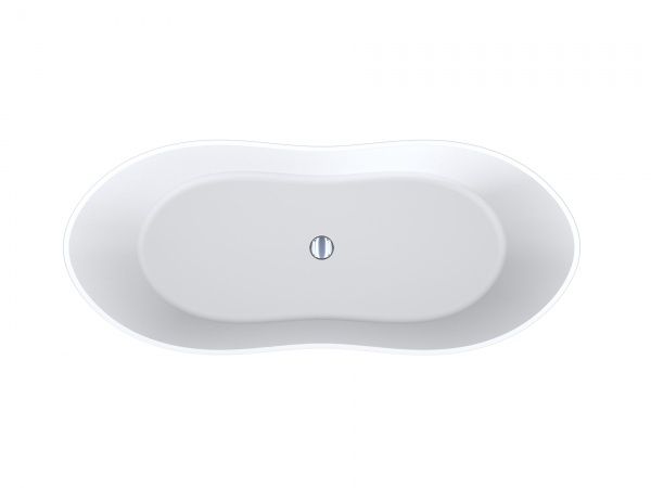 Ванна зі штучного каменю Miraggio Florida(Matt) 180x76 біла мат 