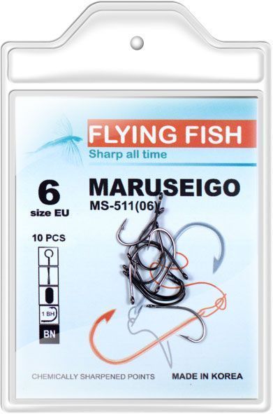 Крючок Flying Fish №6 20 г 10 шт. MS-511(06)