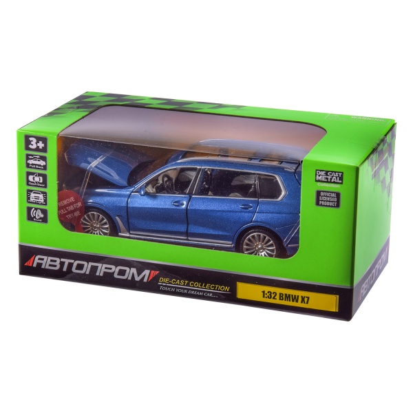 Автомодель Автопром 1:32 BMW X7 в ассортименте 68470