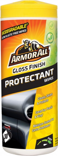Серветка полірувальна Armor All для глянцевої поверхні Protectant Wipes – Gloss Finish 30 шт.