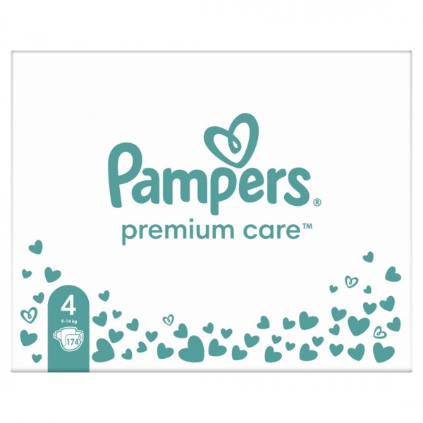 Підгузки Pampers Premium Care 4 9-14 кг 174 шт.