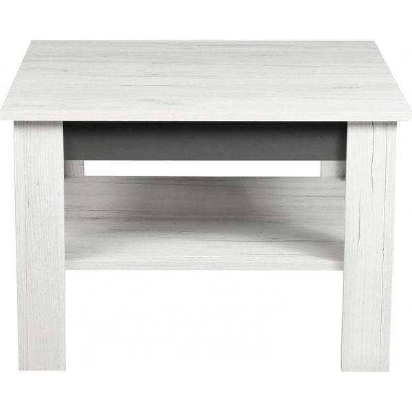 Стол журнальный Note I дуб крафт белый/графит 670x670x460 мм