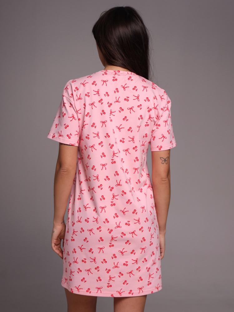 Рубашка German Volf cherry bow р.XL розовый