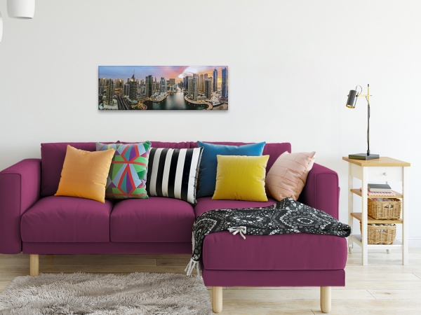 Репродукция Город 828-4 28x80 см 