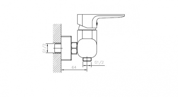 Смеситель для ванны Koller Pool Trend TR0400