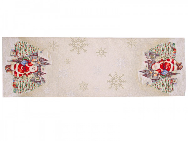 Раннер Village Lefard 40x100 см кремовый с рисунком Home Textile 