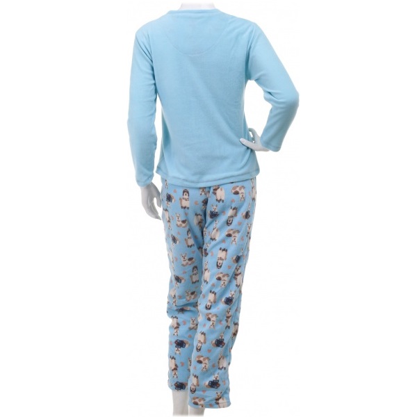 Костюм домашний женский La Nuit Home Sleeping llamas р. S голубой 