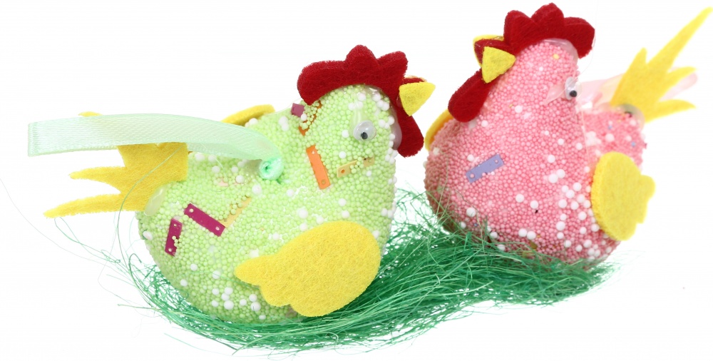 Украшение пасхальное Петух 6х6 см в ассортименте SD11-2148