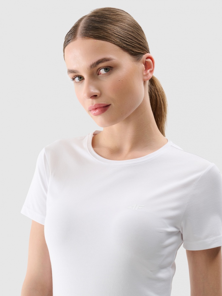 Футболка 4F TSHIRT F2255 4FWMM00TTSHF2255-10S р.XS білий