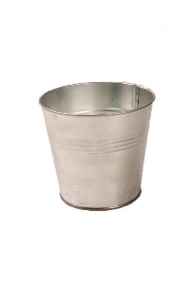 Кашпо декоративное Flor круглый 0,5л серый 