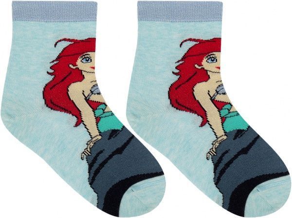 Шкарпетки Conte-Kids дитячі, CK DISNEY (принцеси) 385 17С-138СПМ р.16 блідо-бірюзовий 