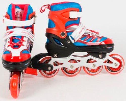 Роликові ковзани Profi A4122-XS-R р. 27-30 червоний