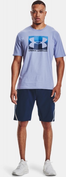 Футболка Under Armour UA Boxed Sportstyle SS 1329581-420 р.S синій