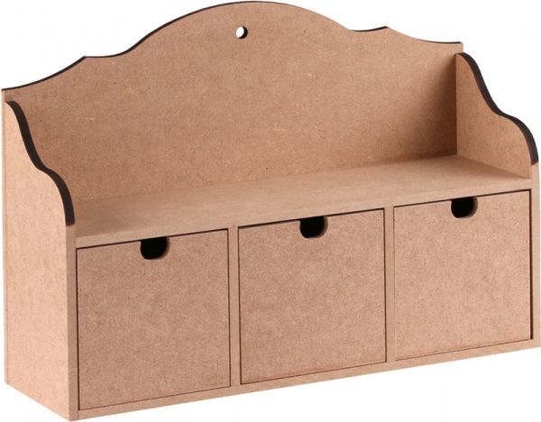 Комод МДФ 33x0,5x23 см Albero  