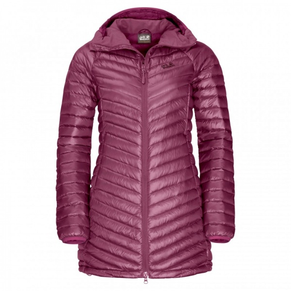 Пуховик Jack Wolfskin Atmosphere Coat W 1204691-2094 р.S темно-рожевий
